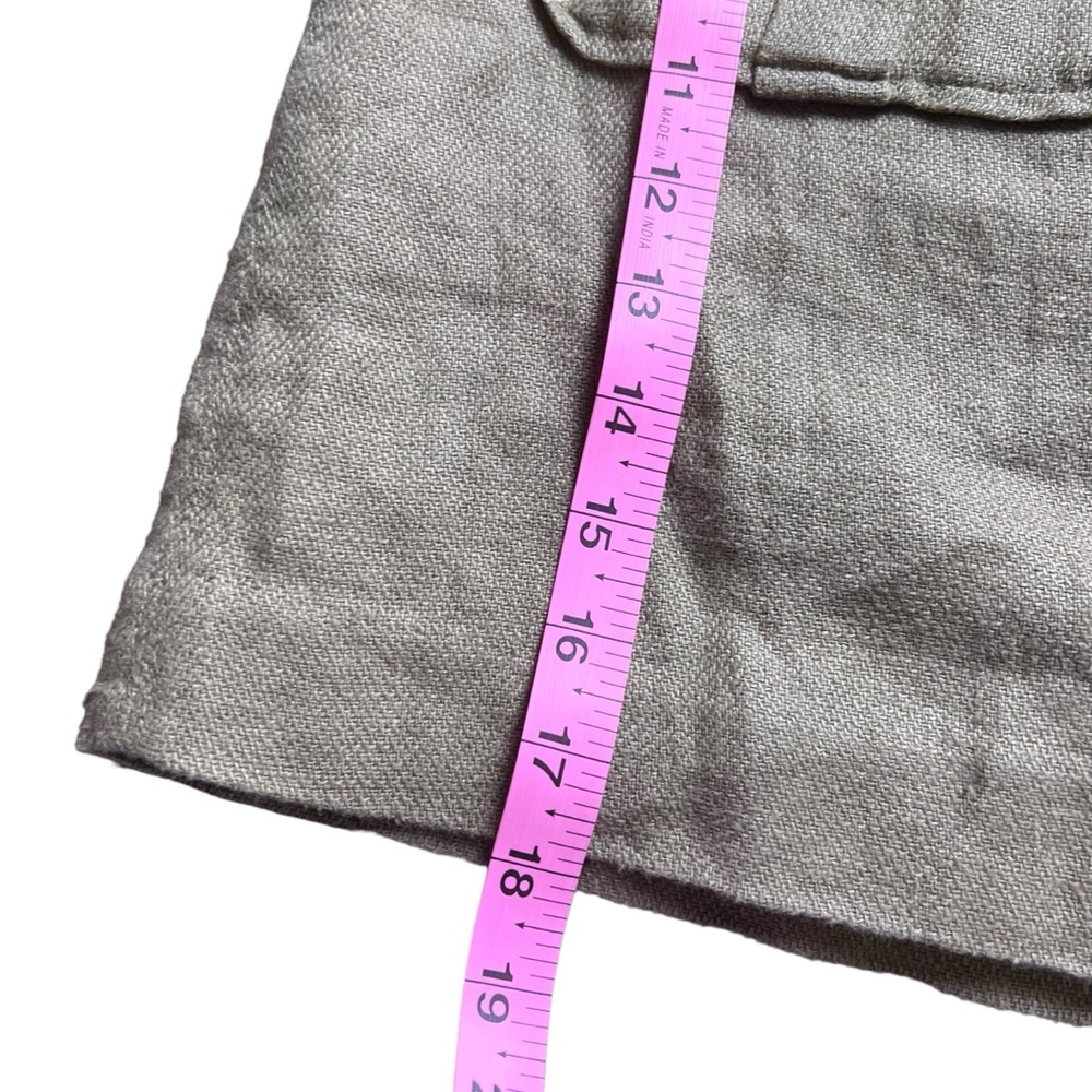 NWT Loft Khaki Linen A-Line Skirt Size 0 - Picture 9 of 16